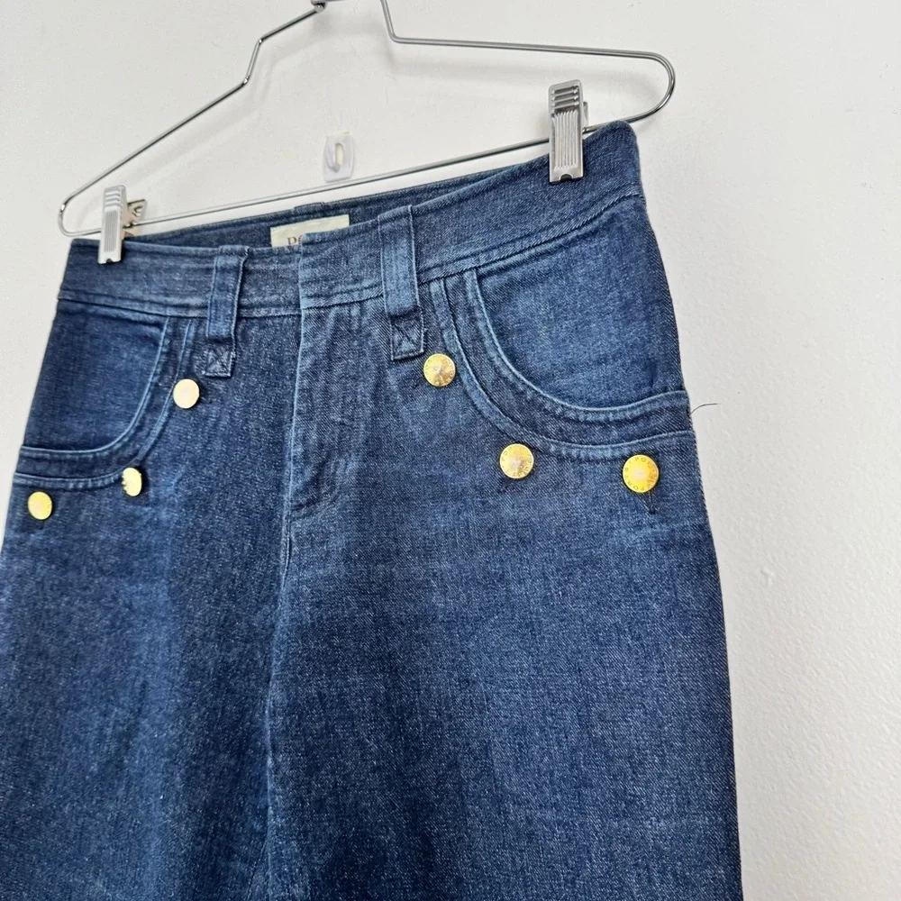 Ports 1961 Straight Leg Dark Wash Denim Trousers Jeans size 6